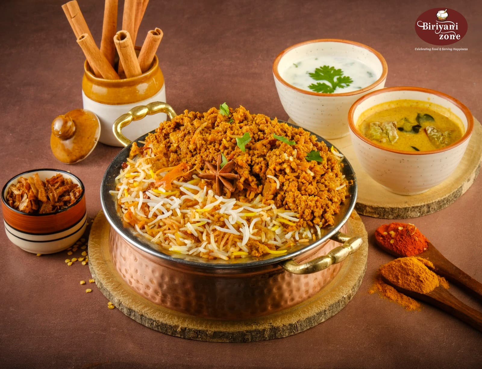 Mutton Keema Biriyani