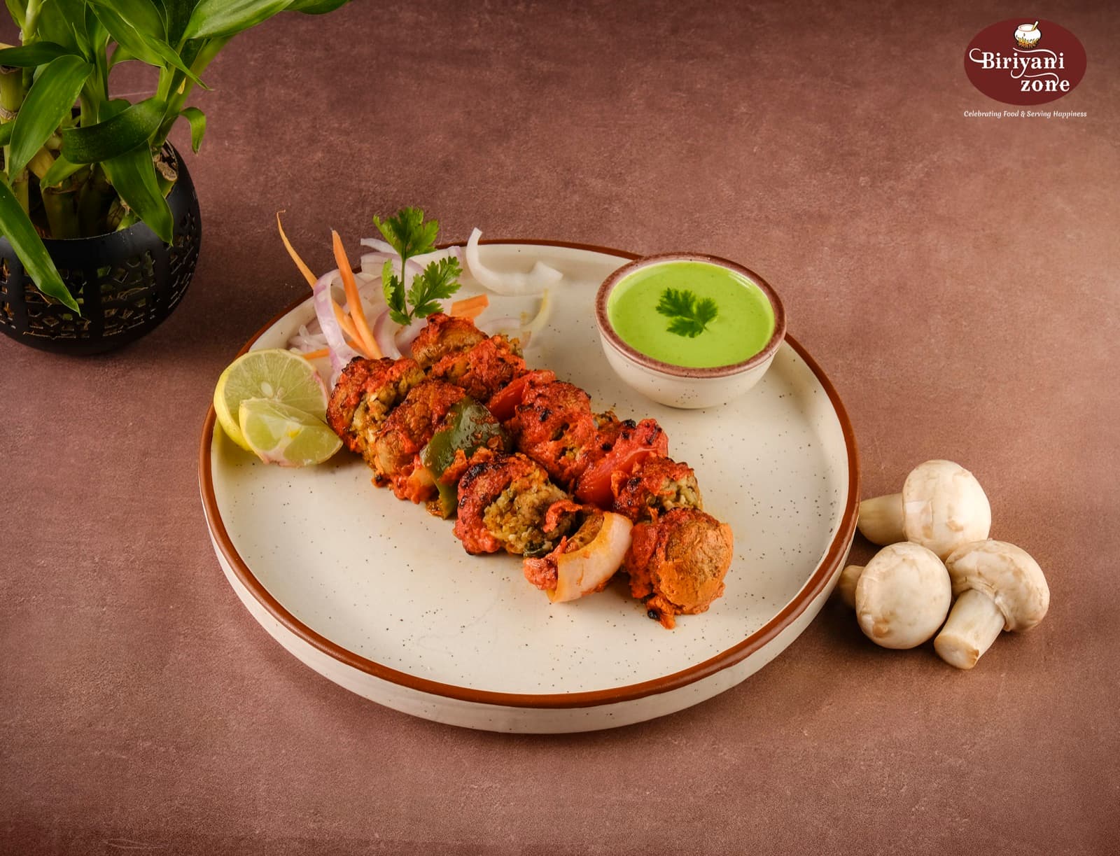 Stuffed Mushroom Tikka